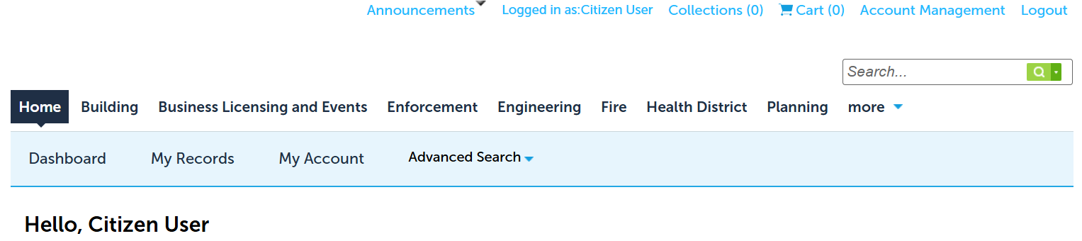 screen shot of how they know if they're logged in